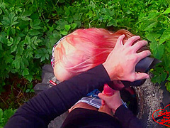 Pussy Sucks Dick Beautifully In Nature - Sogirlandsoboy