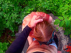Pussy Sucks Dick Beautifully In Nature - Sogirlandsoboy