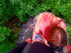 Pussy Sucks Dick Beautifully In Nature - Sogirlandsoboy