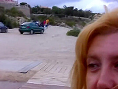 Nutte Am Strand Aufgegabelt