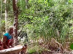 Outdoors Quickie With An Absolute Blonde Bombshell