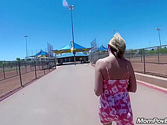 Huge Natural Boobs Flashing And Anal Pov Fuck In A Public Place