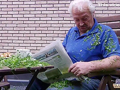 Grandpa Fucks Teen Fingers Tight Pussy Fucks Her Mouth