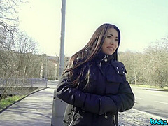 Asian Sizzler From Russia Picked Up In Public & Poved
