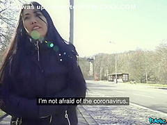 Asian Sizzler From Russia Picked Up In Public & Poved