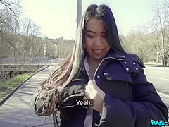 Asian Sizzler From Russia Picked Up In Public & Poved