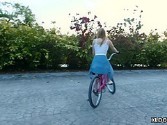 Victoria Gracen - Riding Bicycle And Getting Fucked