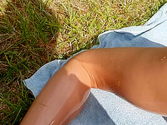 The Girl With Oil Body Makes Sloppy Deepthroat Outside/rough Sex/cumhoot - Maria Kalos