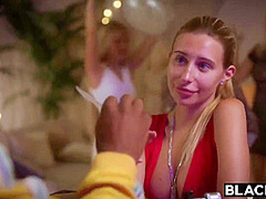 Party Ends Up In Sweaty Outdoor Interracial Dp