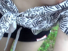 I Finished In Her Mouth In The Forest From A Very Juicy Blowjob