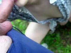 I Finished In Her Mouth In The Forest From A Very Juicy Blowjob