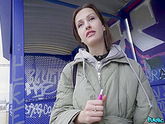 Fake Stationmaster Scores Real Amateur Tittes & Pussy