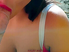 Czech Teen Brunette With Big Tits Swallows Cumhot 60 Fps 11 Min