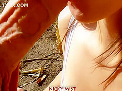 Czech Teen Brunette With Big Tits Swallows Cumhot 60 Fps 11 Min