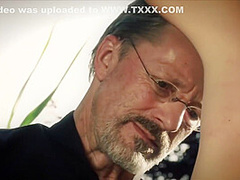 German Blonde Babe In Public Bdsm