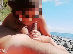 Public But Deserted Beach: Enjoying Nudism And Sex