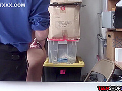Shoplifter Blond Gets Busted By A Big Knob Cop With 18 Years Old And Allie Nicole