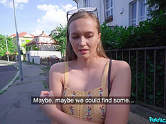 Tittyflashing On The Streets Of Czechia - Pov Agent