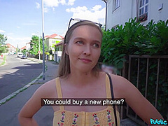 Tittyflashing On The Streets Of Czechia - Pov Agent