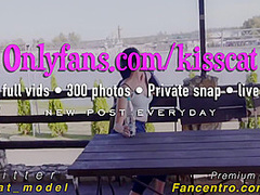 Pickup In Outdoor Park With Real Sex And Cum In Mouth / Kiss Cat
