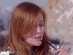 Stunning Redhead In Her First Anal Scene With Jia Lissa