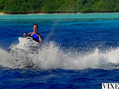 Lika & Mary Have Passionate Threesome On Yacht 12 Min