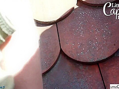 Alexis Crystal In Caught And Even More Horny - Risky Rooftop With Public Pov