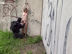 Pussy Fisted By The Milf Outdoor