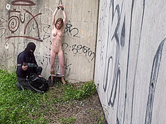 Pussy Fisted By The Milf Outdoor