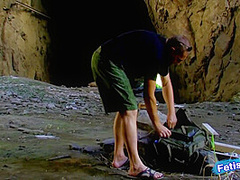 Curvy Brunette Gets Her Big Ass Destroyed By Big Cock Outdoors