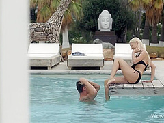 Oral Sex By The Pool