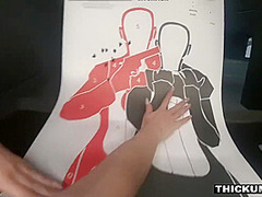 White Thickness Splattered W Creme Fraiche