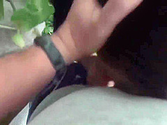 Hot Married Neighbor Sucks Me Off By The Fence