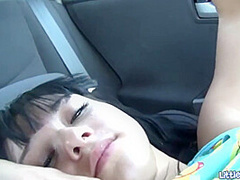 Amateur teen toying her shaved pussy