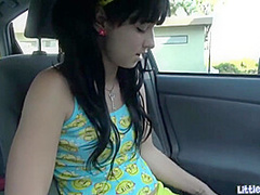 Amateur teen toying her shaved pussy