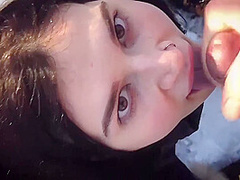 Brunette Public Blowjob Dick Stranger And Cum In Mouth - Hidden Camera 10 Min