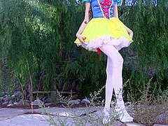 Fairytale Princess Slowmo Cock Tease - Halloween Cosplay Costume Dress Up Sexy Princess Asmr