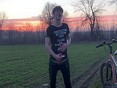 Horny Teenager And Hot Trip By Bicycle ! 1 - Trip. 2 - Cumshot ! / Big Dick 12 Min