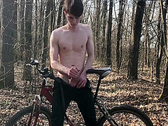 Horny Teenager And Hot Trip By Bicycle ! 1 - Trip. 2 - Cumshot ! / Big Dick 12 Min