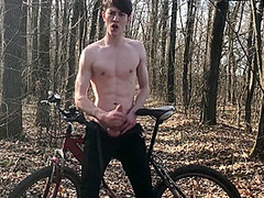 Horny Teenager And Hot Trip By Bicycle ! 1 - Trip. 2 - Cumshot ! / Big Dick 12 Min
