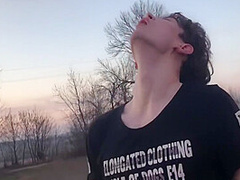 Horny Teenager And Hot Trip By Bicycle ! 1 - Trip. 2 - Cumshot ! / Big Dick 12 Min