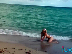 Blonde Bikini Babe Fucks Boyfriend