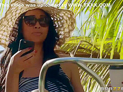 Bethany Benz And Van Wylde - Ebony Big Natural Breasts Beauty With White Cock Outside