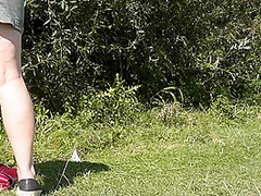 Wild Beach Nudist Milf Masturbates Pussy Random Passerby Watches Jerk Off Cock Both Get Orgasm