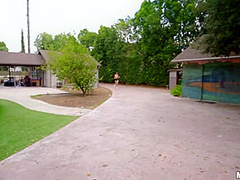 Skinny Chick Has Cock Fed