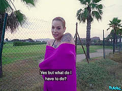 Silvia Rubi & Juan Lucho in Be My Topless Tattooed Cover Girl - FakeHub