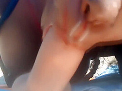 Tribal Princess Worships My Big White Cock´n Swallows Cum Outdoors