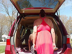 Fucking The Mrs In Our Driveway In The Back Of The Van