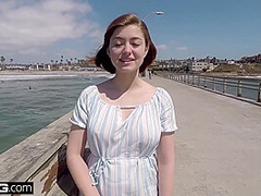 18 Year Old Amateur In Her First Casting Scene