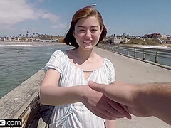 18 Year Old Amateur In Her First Casting Scene